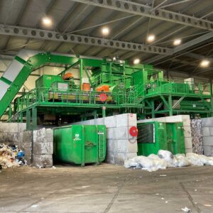 92- Plastic & Metal Sorting Line – Tomra NIR Technology – 3–5 t/h